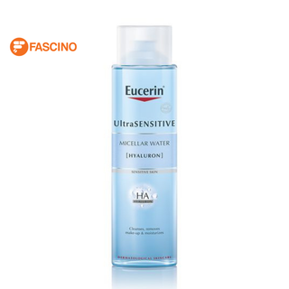 Eucerin UltraSENSITIVE [HYALURON] Micellar Water Foam 400ml ยูเซอริน ไมเซลลา เช็ดล้างเครื่องสำอางหมดจด สำหรับผิวบอบบาง