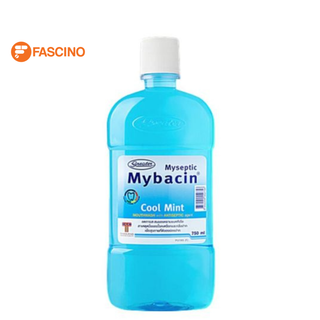 Mybacin Cool Mint น้ำยาบ้วนปากมายบาซิน สูตรคูลมิ้นท์ 750 ml.