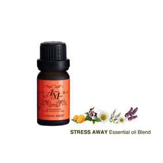 Aroma&amp;More Stress Away Essential Oil 100% Blend น้ำมันหอมระเหยสูตรผสม ปลดปล่อยความเครียด ผ่อนคลายหลับง่าย 10/30ML