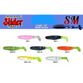 ปลายางSLIDER MINNOW 2"  1/8