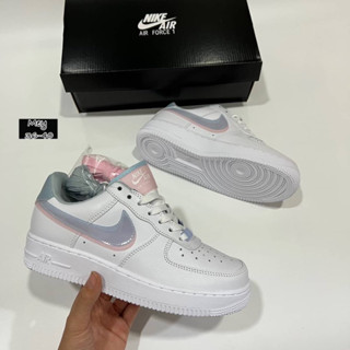 รองเท้า FORCE AF1 พร้อมกล่อง ใบเซอร์ใบเสร็จ มี7สี รองเท้าผ้าใบไนกี้แอร์ฟอร์ซวัน รองเท้าผู้หญิง รองเท้าสีพาสเทล