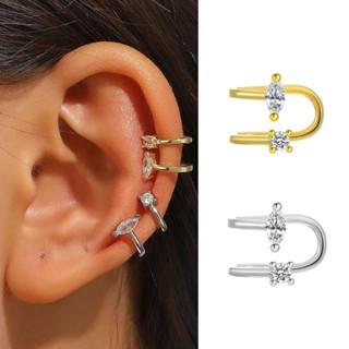 ต่างหูหนีบคริสตัล • Crystal Ear cuff