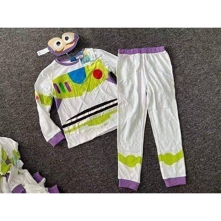 Buzz lightyear pj ผ้านิ่มน่ารักมาก เป็นเซต3ชิ้นได้ผ้าปิดตาด้วยน้าาา