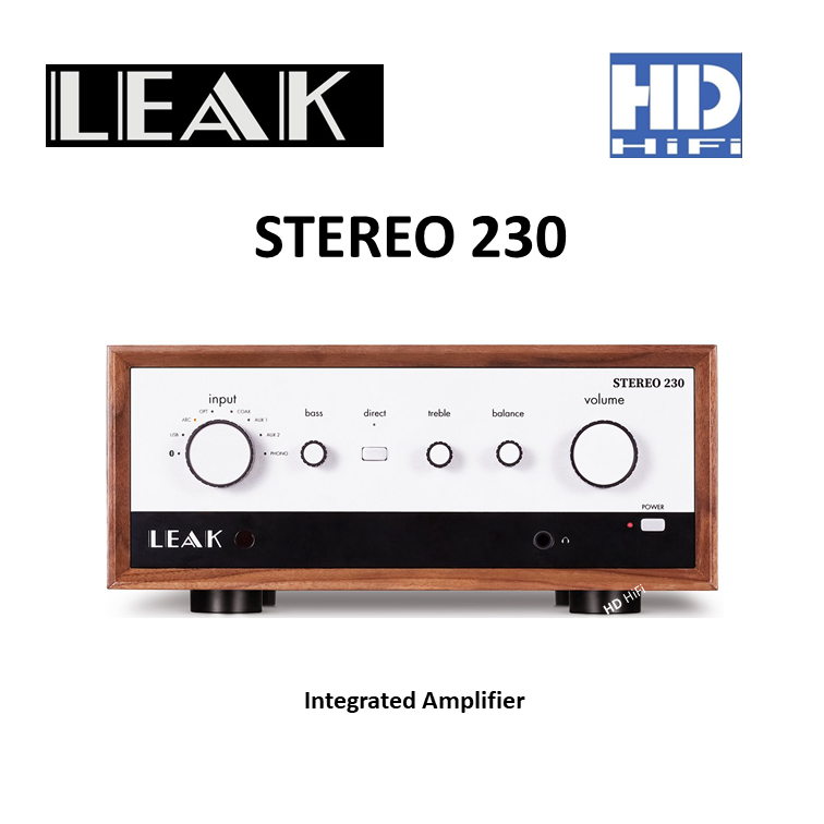 LEAK STEREO 230 Integrated Amplifier Walnut