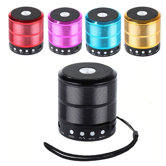 AT.MALL  ลำโพงบลูทูธ WS887 (พกพา) | ลำโพงมินิเสียงดัง เบสแน่น | มีไมค์ในตัว ฟังเพลง/คุยโทรศัพท์ได้ พร้อมส่ง