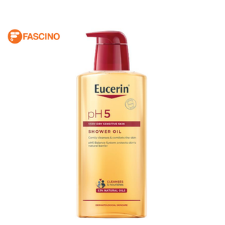 Eucerin pH5 Very Dry Sensitive Skin Shower Oil 400 ML - ครีมอาบน้ำผสมน้ำมัน สำหรับผิวแห้งมาก