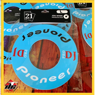 Skin jog สีฟ้า ลาย pioneer dj Size " L " Skin jog ddj1000 , ddj1000srt cdj800 cdj 850 cdj900 cdj2000 cdj3000 สติกเกอร์