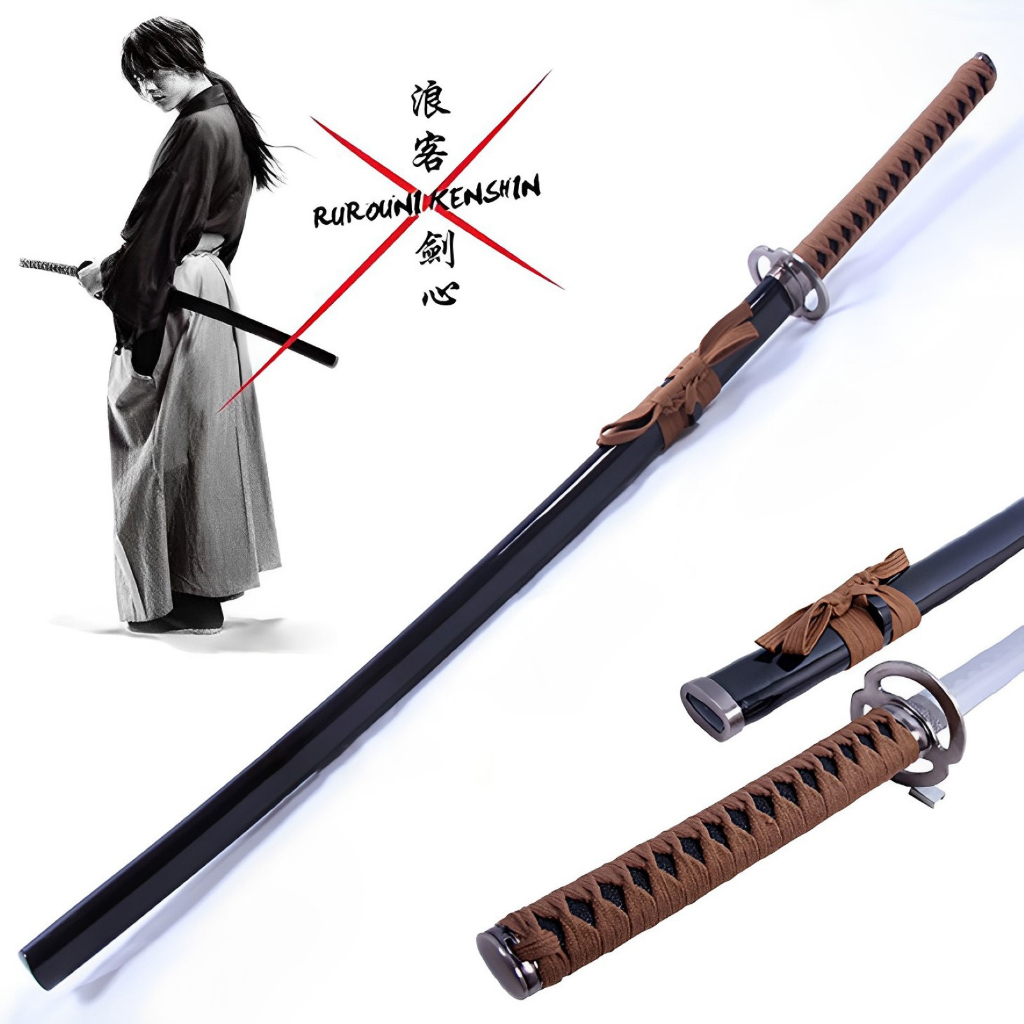 Japanese Sword ดาบ สลับคม Rurouni Kenshin Himura รูโรนิ เคนชิน ฮิมุระ ซามูไรพเนจร ซากาบาโตะ ชินูจิ S