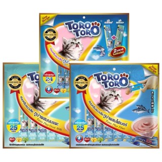 Toro Toro 15g.x24,25ซอง ขนมครีมแมวเลีย