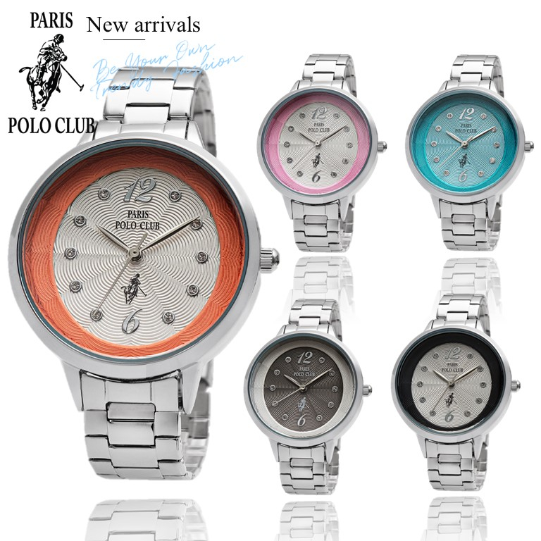 นาฬิกาข้อมือผู้หญิง Paris Polo Club รุ่น PPC-220604L