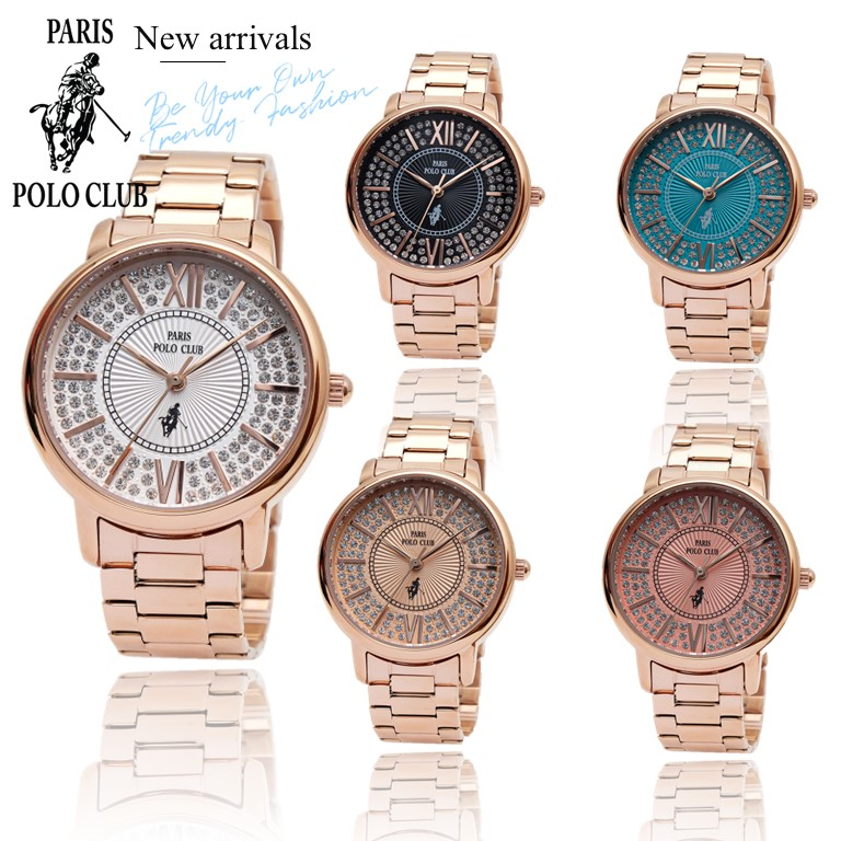 นาฬิกาข้อมือผู้หญิง Paris Polo Club รุ่น PPC-220624L