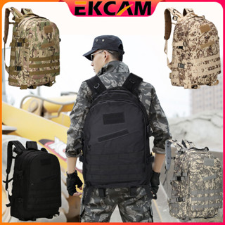 🇹🇭Ekcam Hiking Backpack 40L กระเป้าเป้ กระเป๋าเป้ทหาร กันน้ำ กระเป๋าเดินป่า ระบบรองรับเอว เหมาะสําหรับกีฬากลางแจ้ง