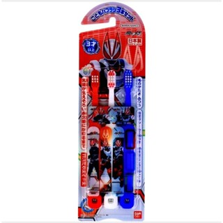 แปรงสีฟันเด็กญี่ปุ่น bandai namco kamen rider geats toothbrush เซ็ท 3 ชิ้น อายุ 3 ปีขึ้นไป