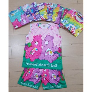 ชุดเด็กแคร์แบร์ชุดเด็กโต​carebears(1xl-4xl)​เนื้อผ้า​ดี​สีสดใสลายคมชัด