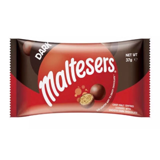 Maltesers Dark Chocolate 37g. มอลทรีเซอร์ ดาร์คช็อคโกแลตสอดไส้รสมอลต์