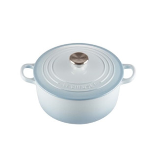 หม้อเหล็กหล่อทรงกลม ขนาด20cm สีฟ้า SIGNATURE ROUND CASSEROLE 20CM COASTAL BLUE