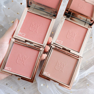 MYCA CHEEKNATURE POWDER BLUSH บลัชออน ไมก้า ชีคเนเจอร์ พาวเดอร์ บลัช รุ่นใหม่ล่าสุด เนื้อชิมเมอร์