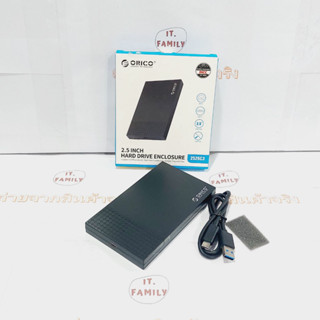 กล่องใส่ฮาร์ดดิส 2.5 นิ้ว TYPE-C PORTABLE HARD DRIVE ENCLOSURE สีดำ (2526C3-BK-EP) Orico (ออกใบกำกับภาษีได้)