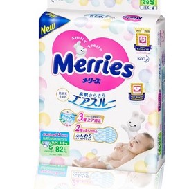 Merries Diaper Tape (Size S) 82 ชิ้น