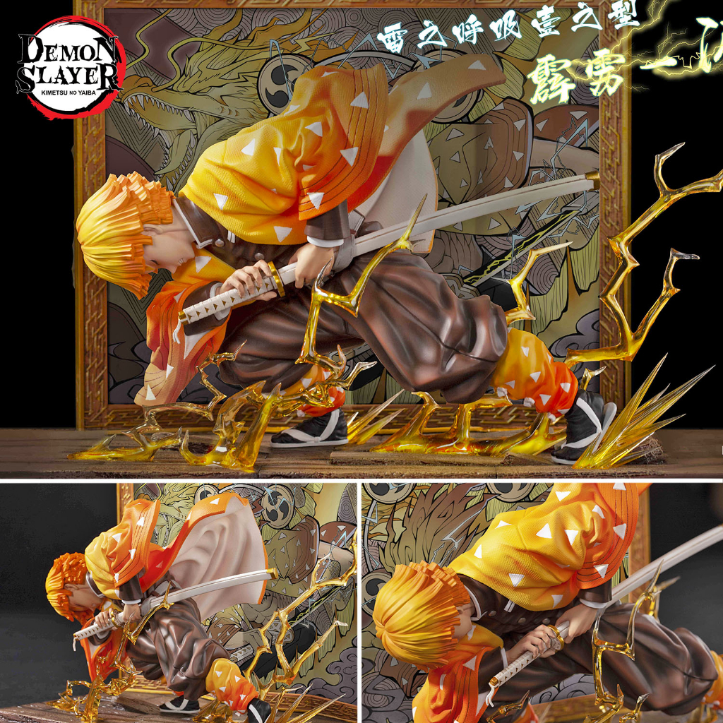 Figure ฟิกเกอร์ TNT Studio Demon Slayer Kimetsu no Yaiba ดาบพิฆาตอสูร Agatsuma Zenitsu เซ็นนิตสึ อาก