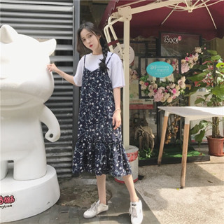♡มีสินค้า♡ เดรสลายดอกน่ารักๆ🧺✿