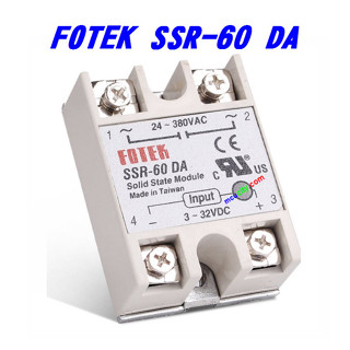 (60A) 24V-380V AC SSR-60DA DC-AC Solid State Relay Module