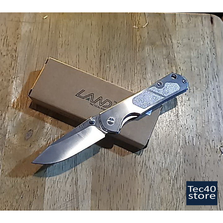 มีดพับ มีดเดินป่า LAND 710 12C27 Steel Frame lock Made in CHINA Tec40store ไรท์สาระกับครูแว่น
