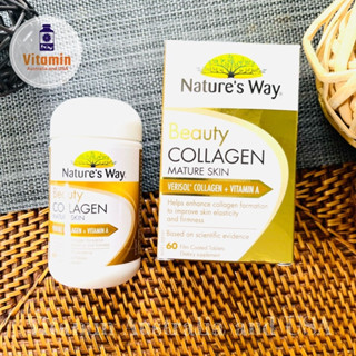 Natures Way Beauty Collagen Mature Skin ขนาด 60เม็ด คอลลาเจน Natures Way Beauty Collagen Mature Skin