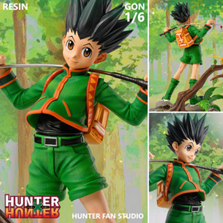 งานแท้ งานปั้น Hunter Fan Studio HxH Hunter x Hunter ฮันเตอร์ x ฮันเตอร์ Gon Freecss กอร์น ฟรีคส์ 1/6 Model Resin Statue