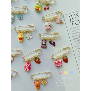 พร้อมส่ง เข็มกลัด เข็มกลัดแฟชั่น ขนาด3.8 เข็มกลัดคนท้องราคาส่ง