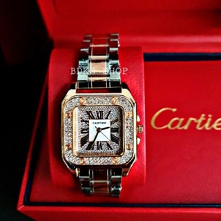 นาฬิกา CARTIERR PINK GOLD อุปกรณ์ครบเซ็ต