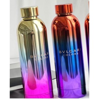 ขวดน้ำ ร้อน เย็น Bvlgari Water Bottle/Premium Double Colored Stainless Steel Water Bottle