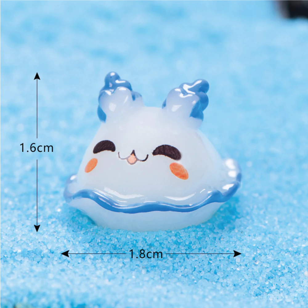 ตุ๊กตาสัตว์ทะเลจิ๋ว เรซิ่นแต่งสวน thumbnail 5