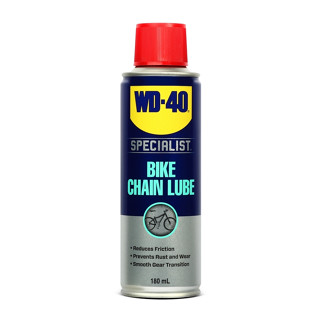 WD-40 BIKE CHAIN LUBE 180ml. สเปรย์หล่อลื่นโซ่ ประสิทธิภาพสูง เหมาะกับทุกสภาวะการใช้งานทั้งพื้นแห้งและเปียก ยืดอายุโซ่