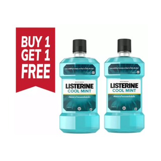 LISTERINE COOL MINT 250ML +250 ml. น้ำยาบ้วนปาก *** โปรพิเศษ 1แถม 1 ***