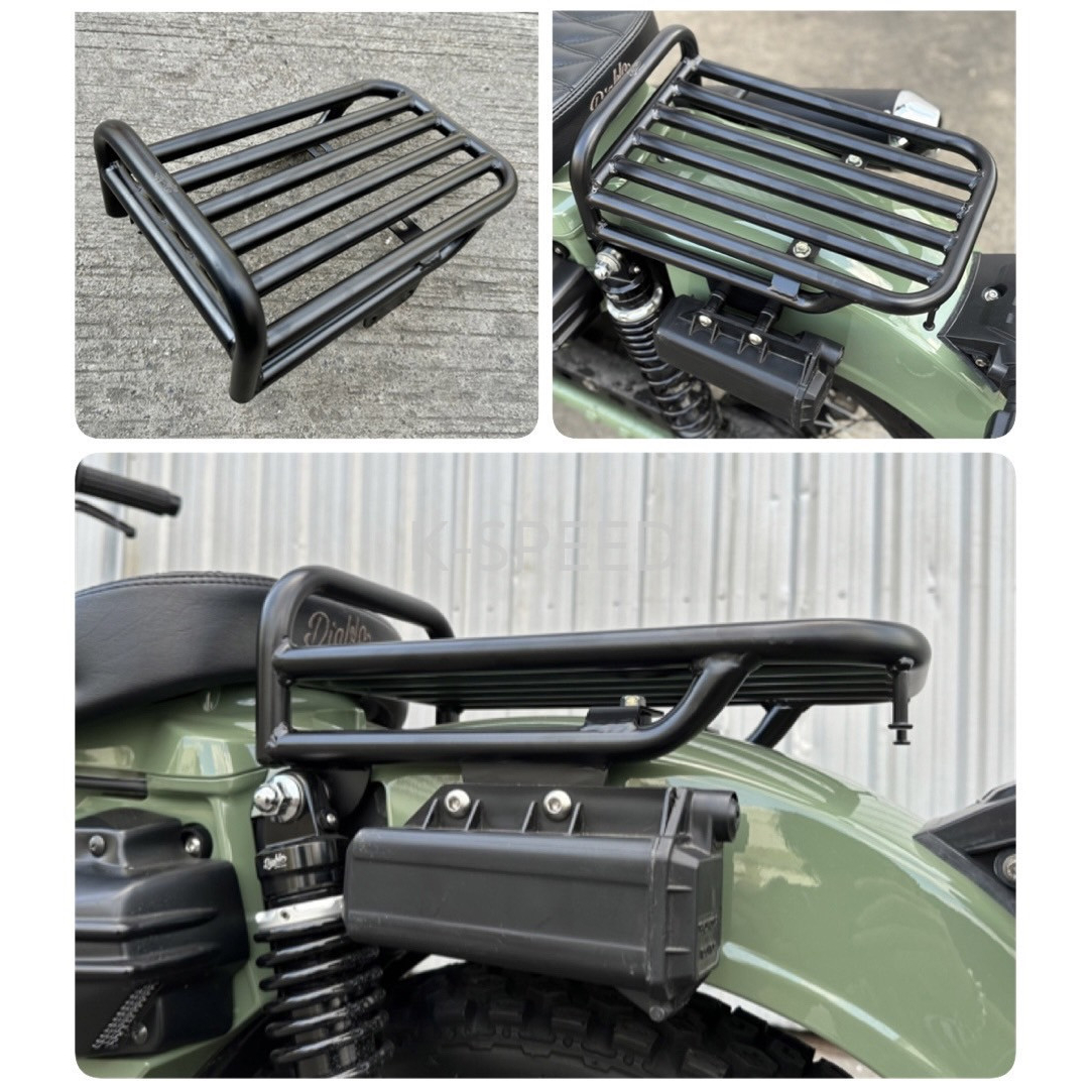 ตระแกรงท้ายแต่ง Diabolus ทรง Slim (V.3) for Honda CT125 2020-2023 ( เพิ่มจุดยึดใส่กล่องเครื่องมือเดิ
