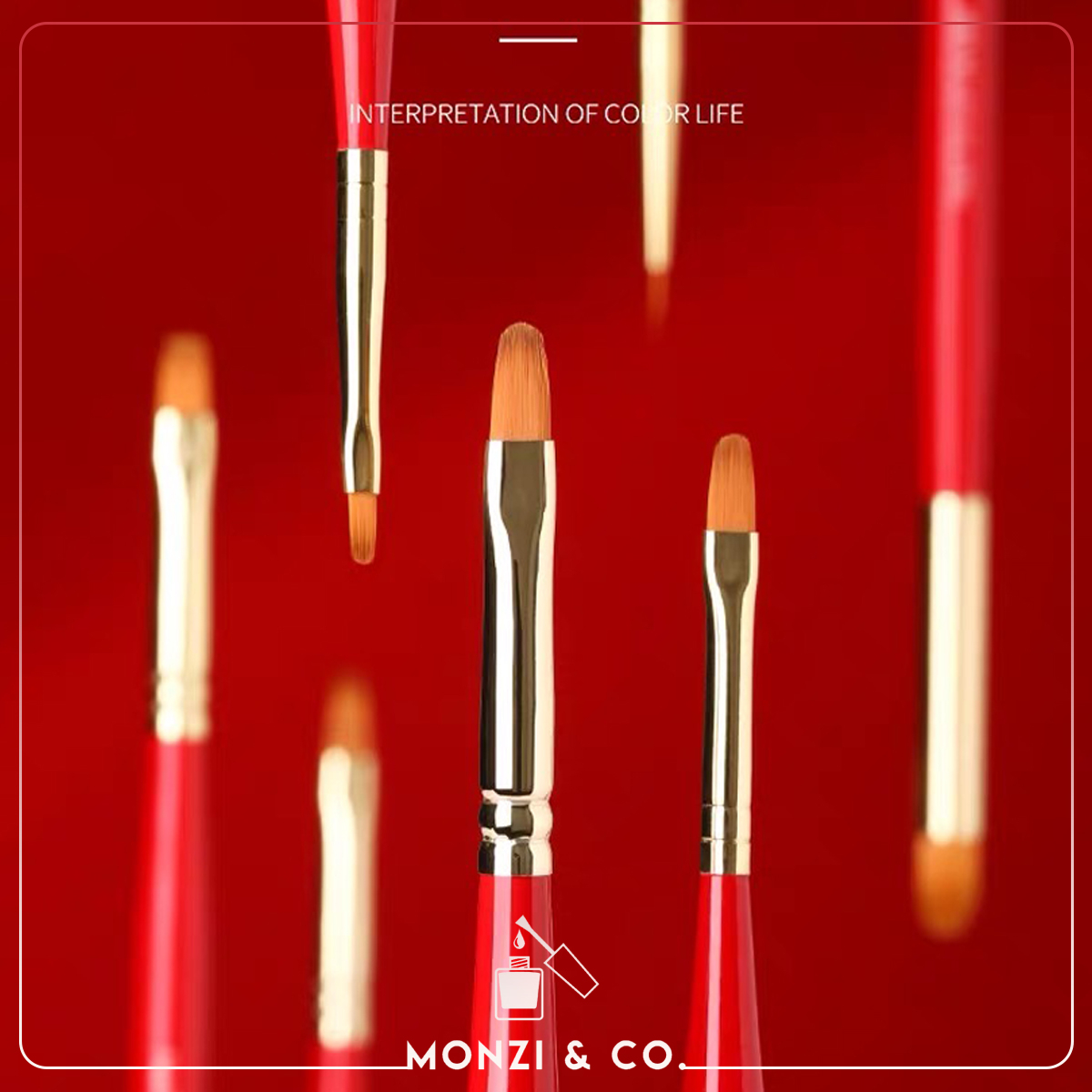 พู่กันเพ้นท์เล็บ GAOY Nail Art Brushes พู่กันเพ้นท์เล็บ ต่อเล็บ ต่ออะคลิลิค ขนแปรงนุ่ม ไม่แตกง่าย