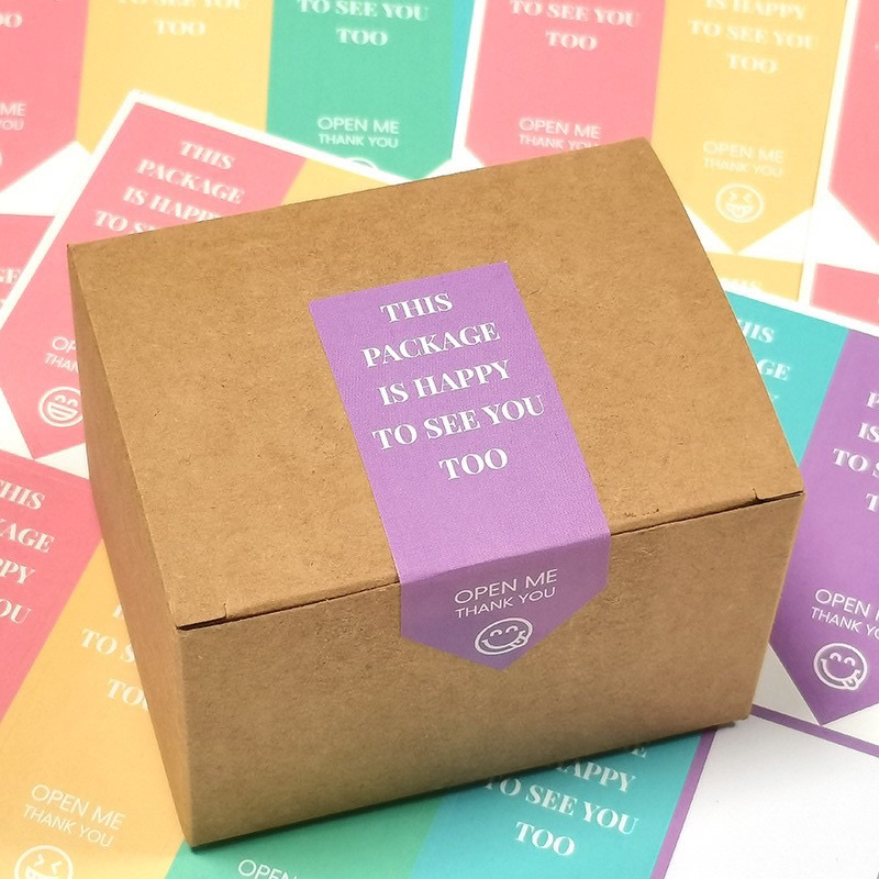 สติ๊กเกอร์ติดกล่องขนม สติ๊กเกอร์เบเกอรี่ (PJ-0013) สติ๊กเกอร์คาดกล่อง สติ๊กเกอร์เกาหลี สติ๊กเกอร์ติดกล่องข้าว (1แผ่น) - รูปที่ 2