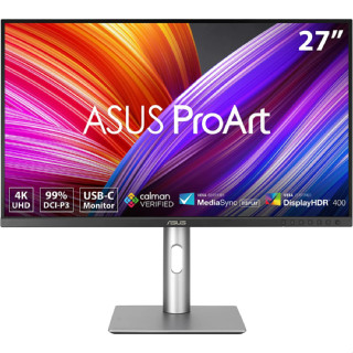 ASUS ProArt Display PA279CRV 27" 4K HDR Professional Monitor - IPS, UHD (3840 x 2160), 99% DCI-P3/Adobe RGB, Delta E &lt; 2, Calman Verified, USB-C PD 96W, DisplayPort, Daisy-Chain, Height Adjustable