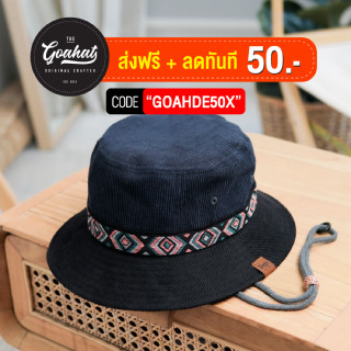 G112 Pacific หมวกบักเก็ต ผ้าลูกฟูก งาน Handmade จาก GOAHAT เบา ใส่สบาย ระบายอากาศได้ดี