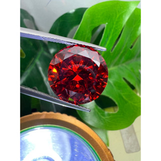 Cz Orange synthetic Diamond synthetic 10.00 mm  1 pieces