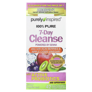 Purely Inspired 7-Day Cleanse | Acai Berries &amp; Apple Cider Vinegar | Detox |Probiotics (42Capsules)