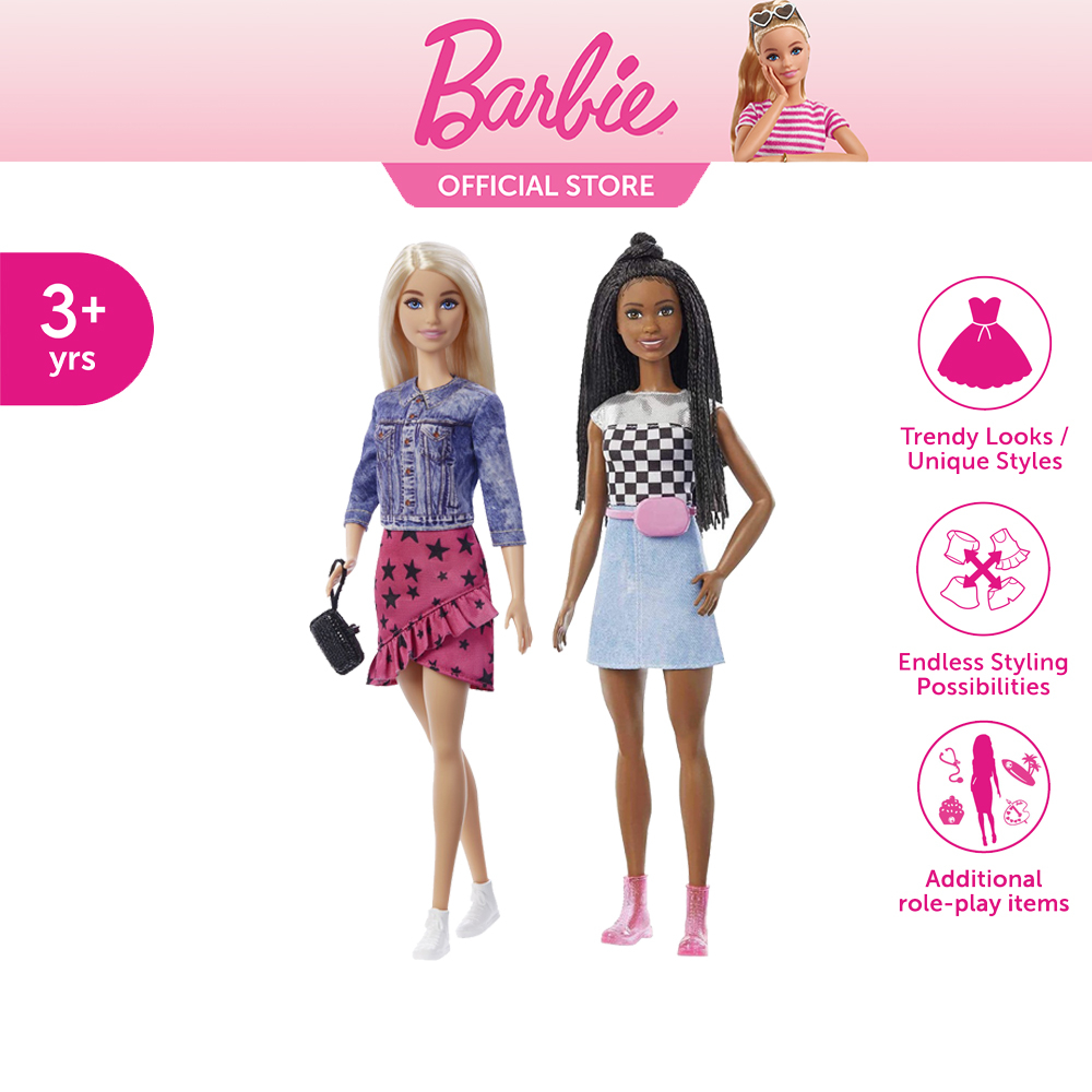 Barbie Big City Big Dreams, Malibu และ Brooklyn dolls ตุ๊กตาบาร์บี้ตัวหลัก จากภาพยนตร์ Big City Big 