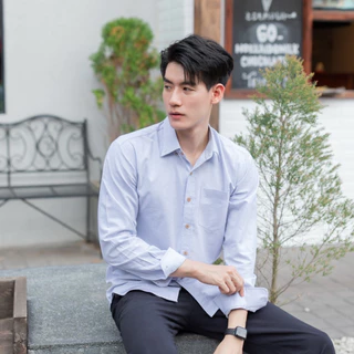🔥 พร้อมส่ง 🔥 [18 เฉดสี] เสื้อเชิ้ตคอปกแขนยาว ชุดคู่รัก ไซต์ S-XXL