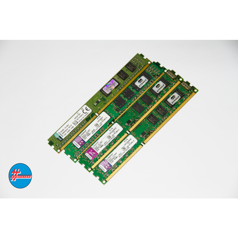 แรม RAM Kingston 2GB 4GB DDR3  มือสองสภาพดีใช้งานได้ทุกตัว