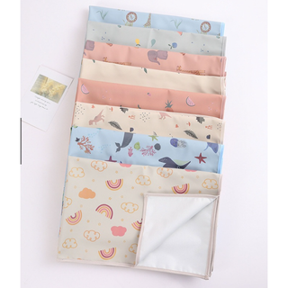 แผ่นรองฉี่ แผ่นเปลี่ยนผ้าอ้อมเด็ก กันน้ํา แบบพกพา ใช้ซ้ําได้ Portable diapers changing mat