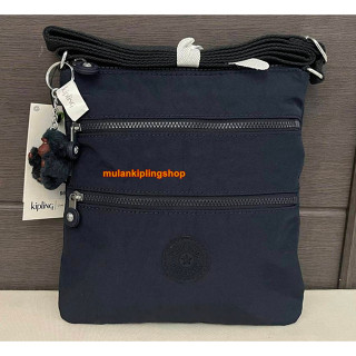 ส่งฟรีEMS Kipling Keiko Crossbody Bag -  True blue Tonal สีกรมท่า