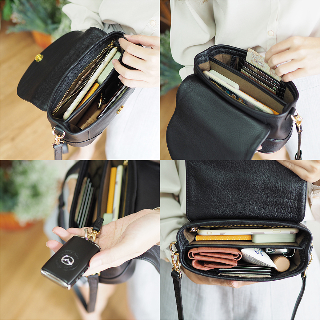 กระเป๋าเล็กรายละเอียดสุดน่ารักรุ่น Tracy หนังวัวเบานุ่ม Charin bag