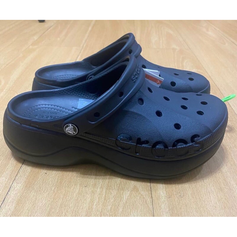 รองเท้าแตะผู้หญิง รองเทาCrocs รองเท้าผู้หญิง ส้นสูง5cmนิ่ม ใส่สบ่ายราคาถูก