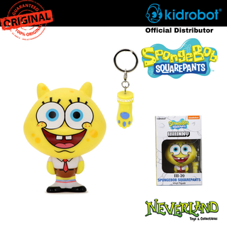 (KIDROBOT) Spongebob Bhunny 4" Stylized Figure with Collectible Keychain